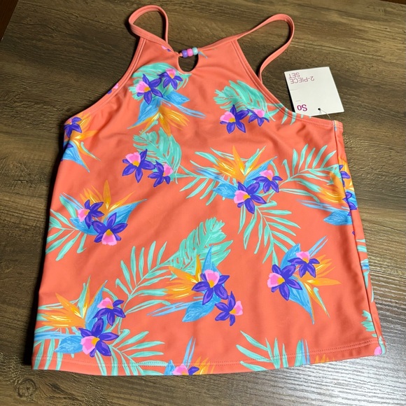 NWT Girl’s SO Tankini size 12 - Picture 2 of 6